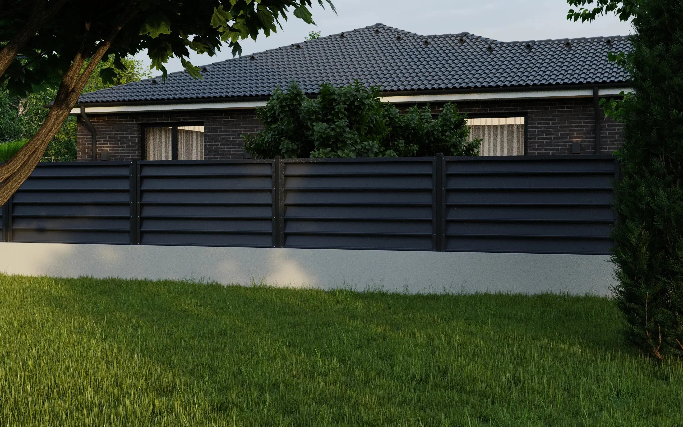 Fence Gamma | Grey RAL7024 Mavlli