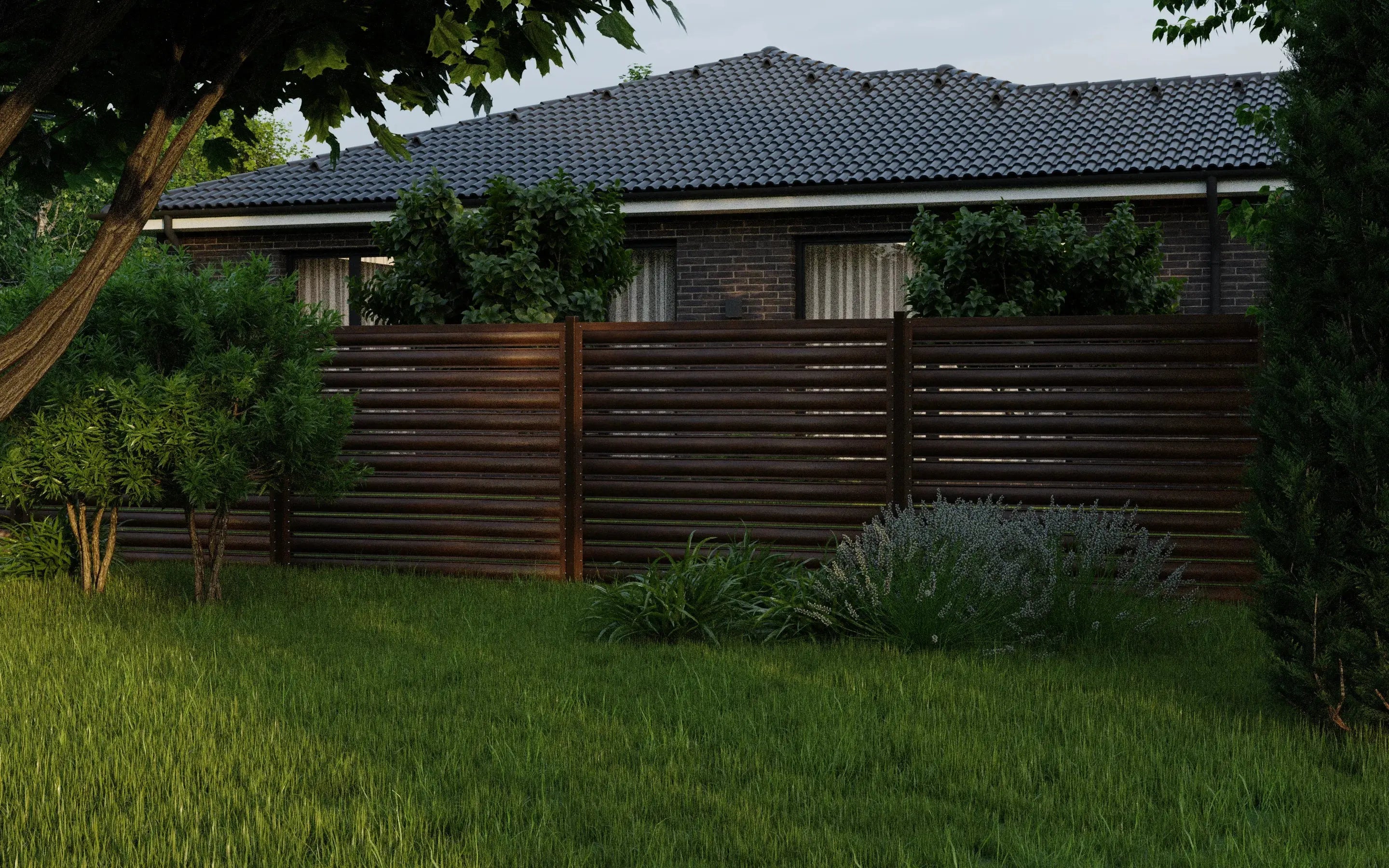 Fence Panel Terra | Mahogany Mavlli