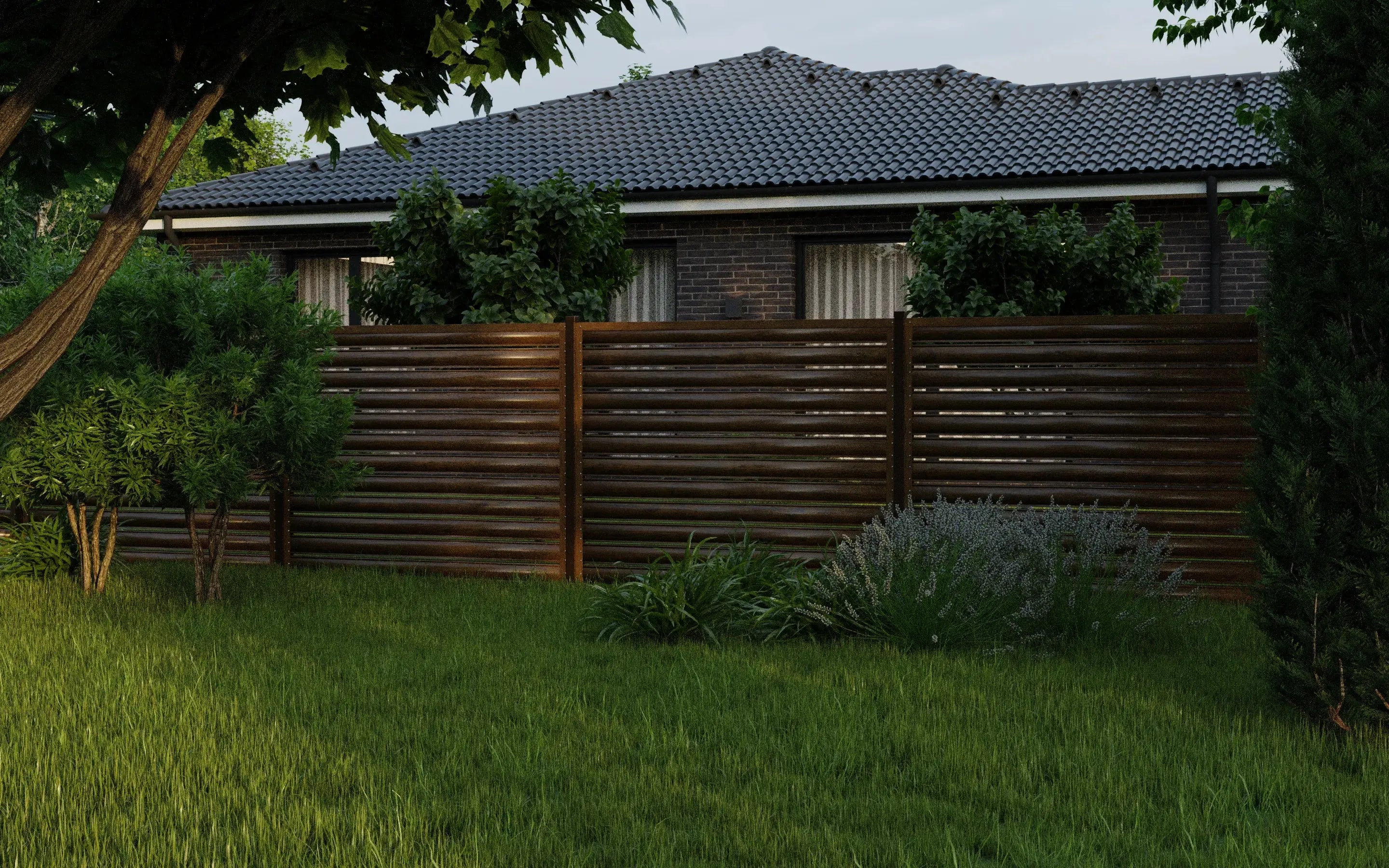 Fence Panel Terra | Walnut Mavlli