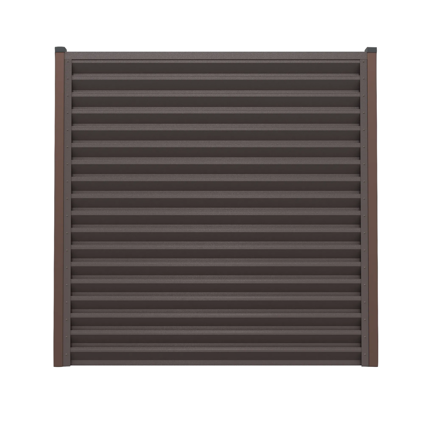 Panneau de clôture Atlas | Chocolate Brown | RAL8017
