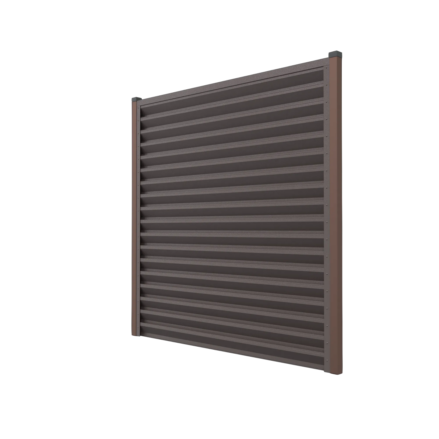 Panneau de clôture Atlas | Chocolate Brown | RAL8017