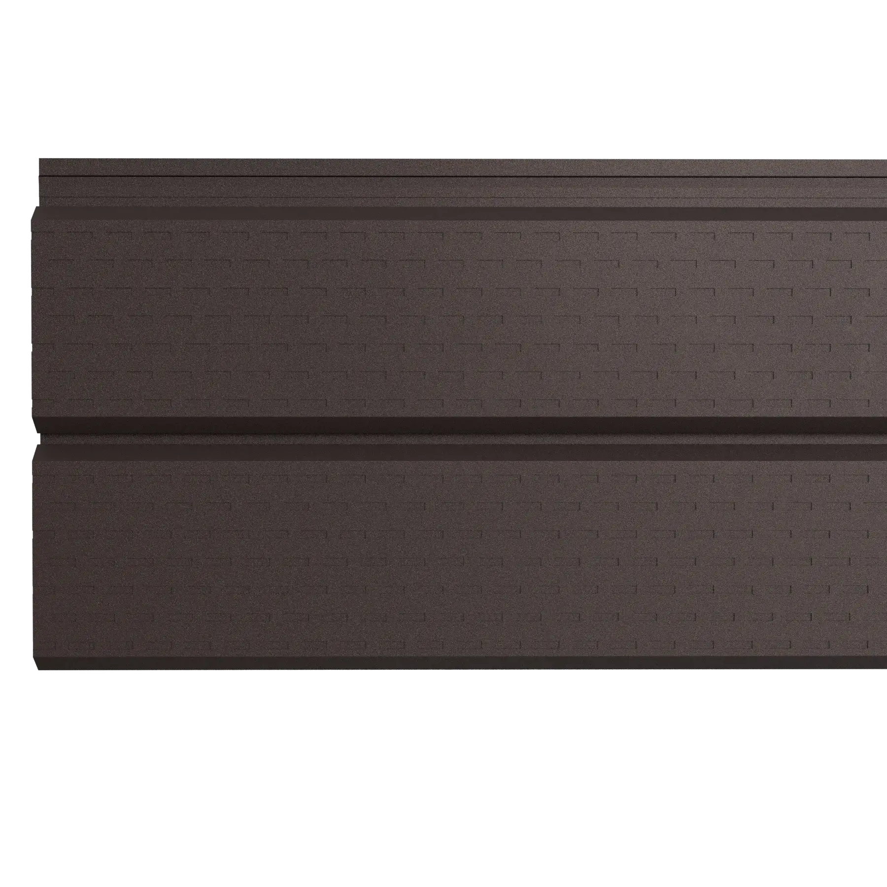 Perforated Steel Sheet Cladding | Brown RAL8017 | 250x26 cm Mavlli