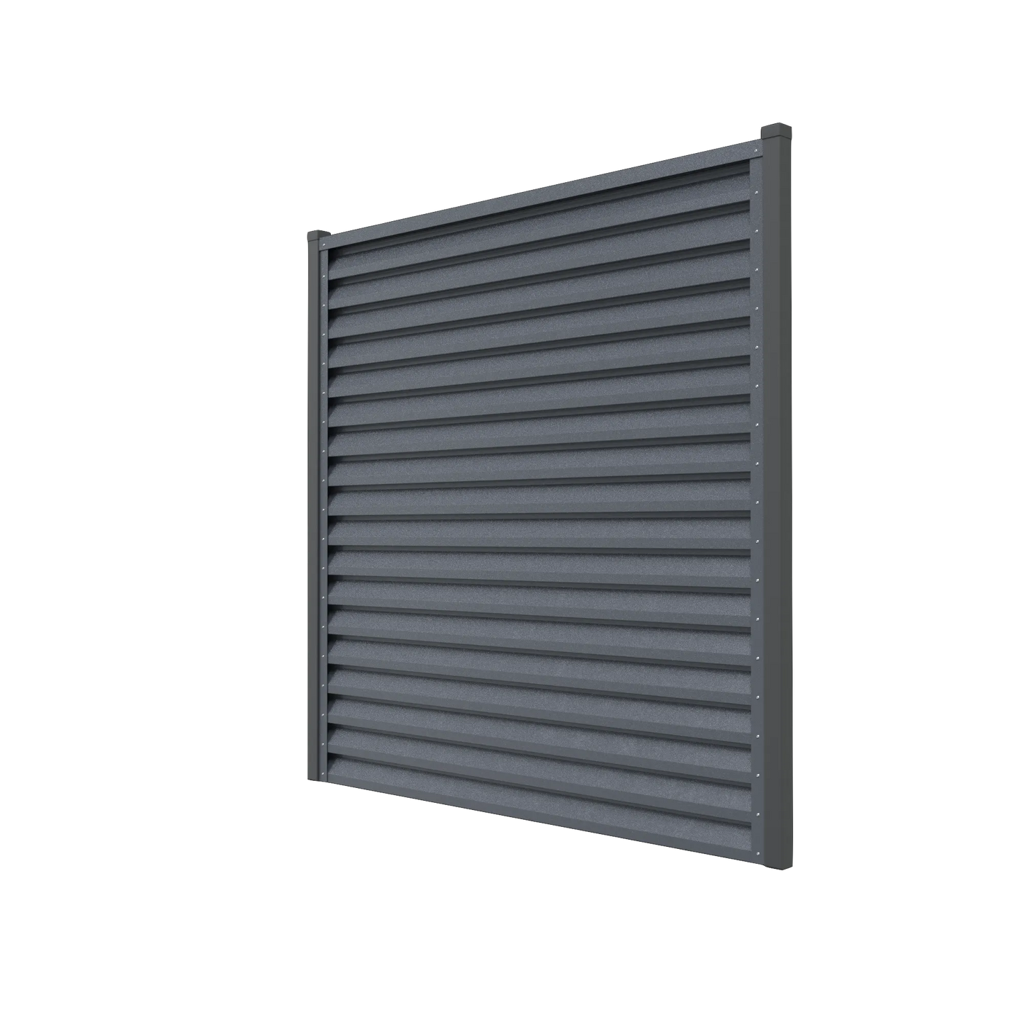 Panneau de clôture Atlas | Gris argenté | RAL7024