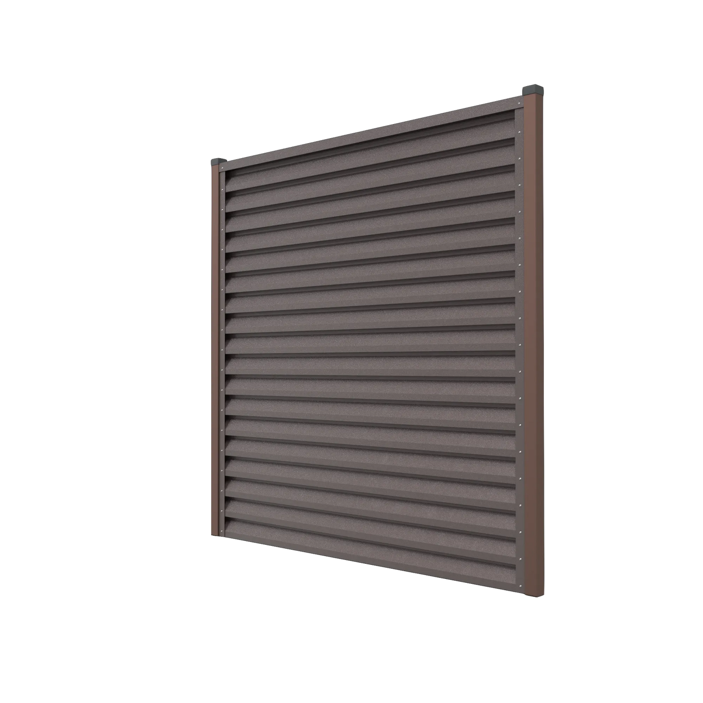 Panneau de clôture Atlas | Chocolate Brown | RAL8017