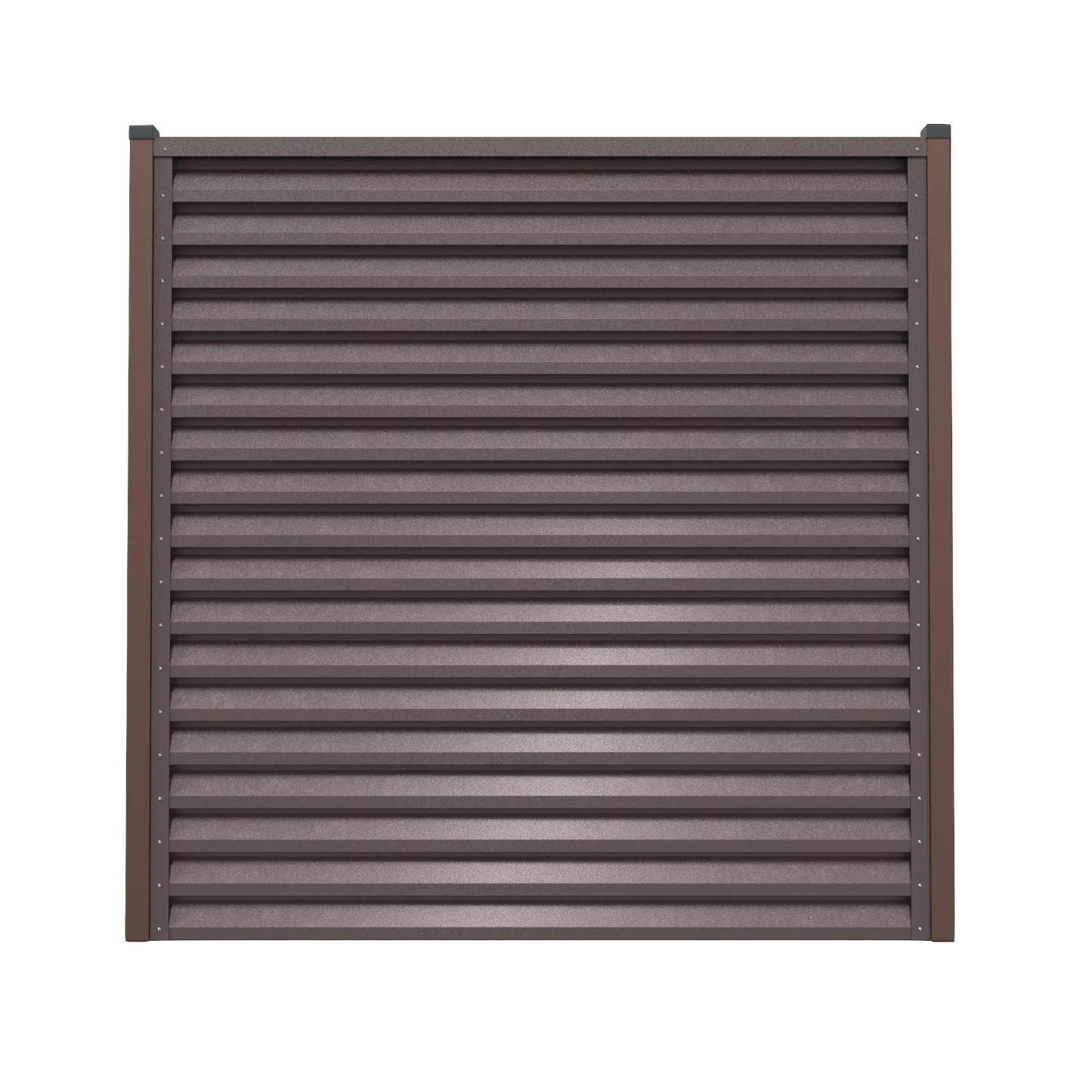Panneau de clôture Atlas | Chocolate Brown | RAL8017