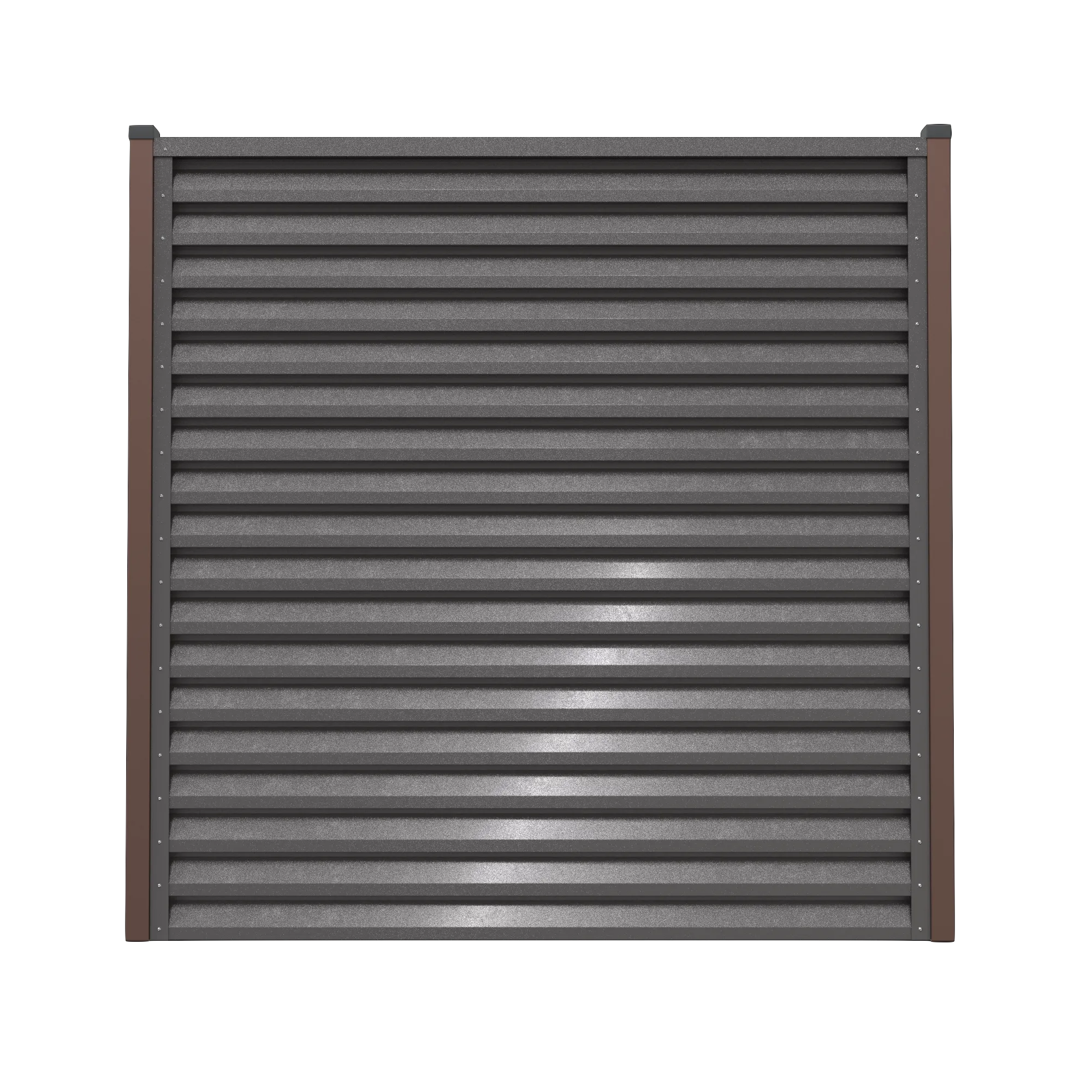 Schuttingpaneel Atlas | Donkerbruin | RAL8019