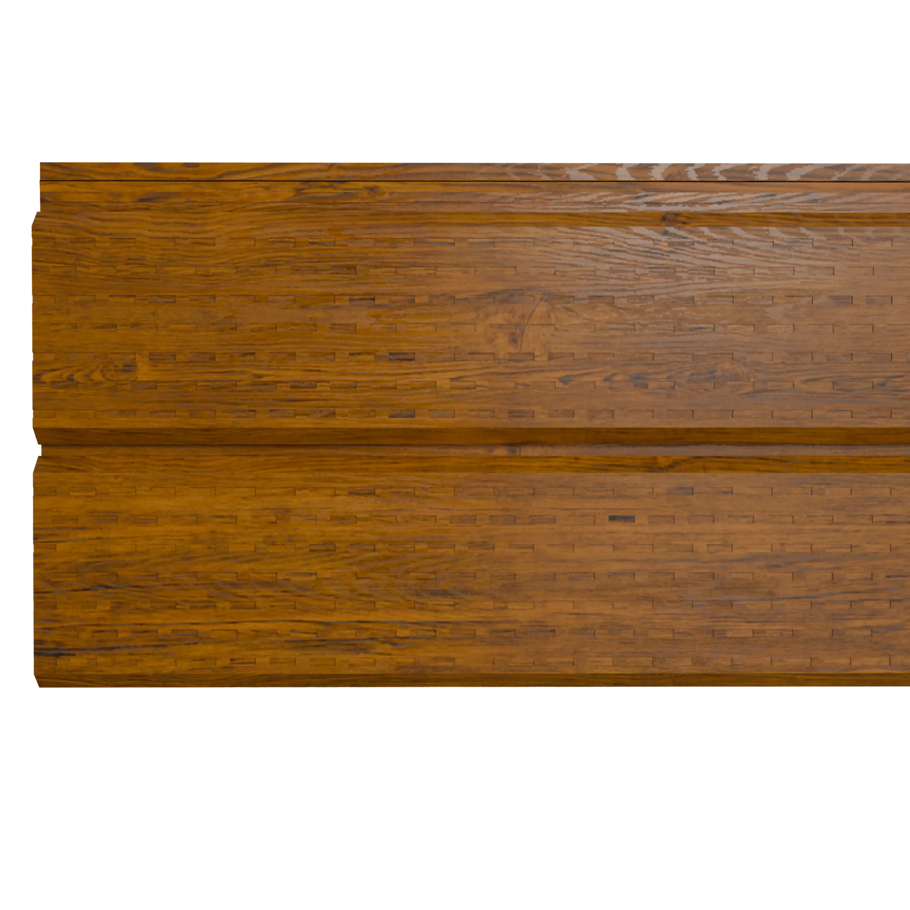 Bardage en tôle d’acier perforée | Chêne