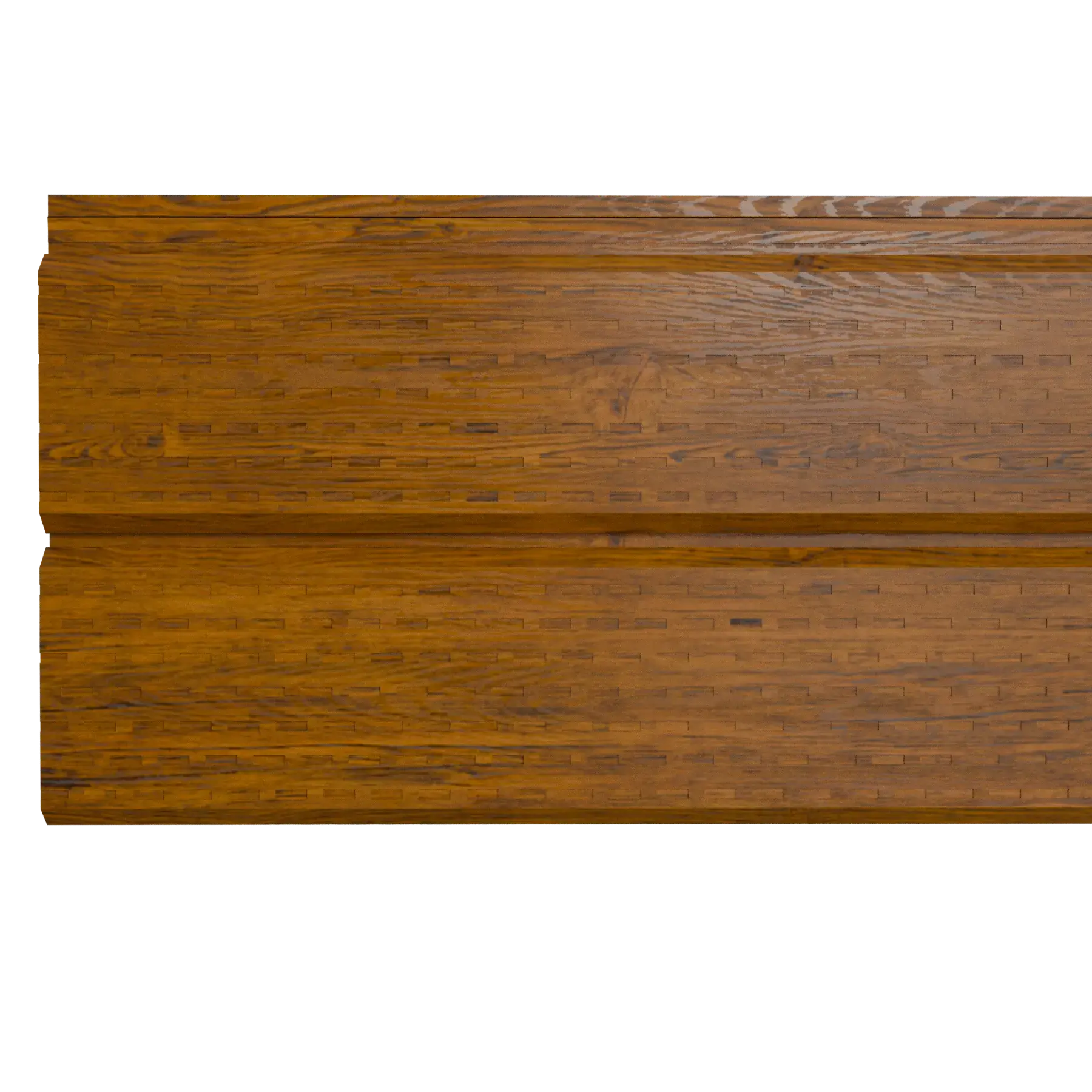 Perforated Steel Sheet Cladding | Oak | 250x26 cm Mavlli