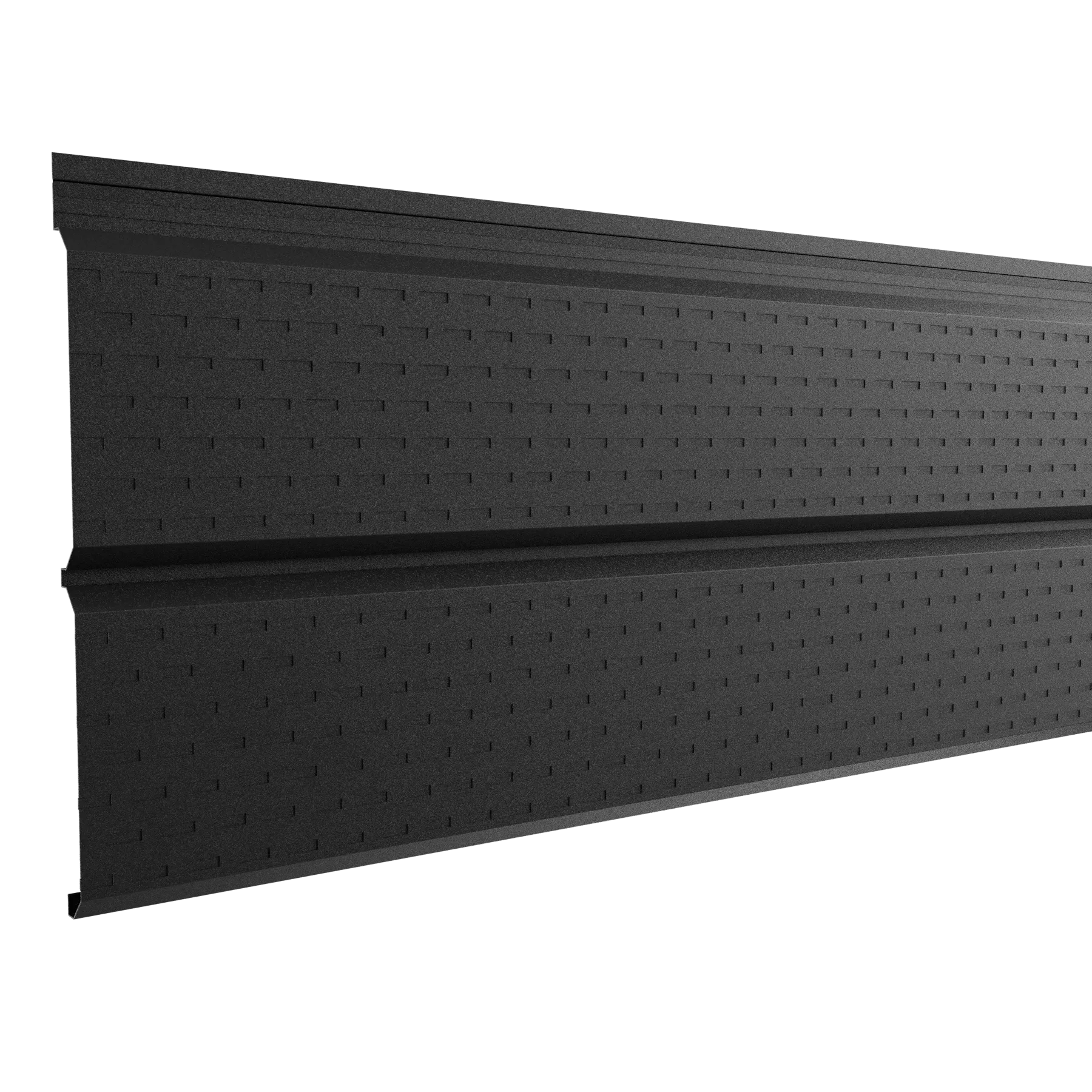 Bardage en tôle d’acier perforée | Gris argent | RAL7024