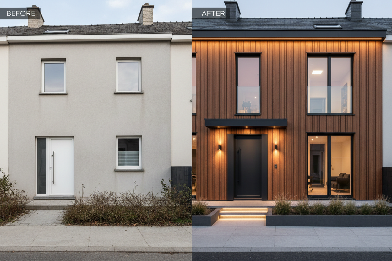 Curb Appeal 2.0: Using Exterior Cladding to Modernise Your Home’s Facade