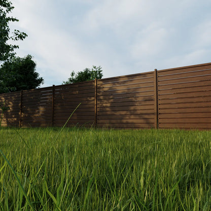 Panneau de clôture Rombo Mini | Acajou