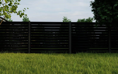 Fence Panel Terra | Black RAL9005 Hi-Mat Mavlli
