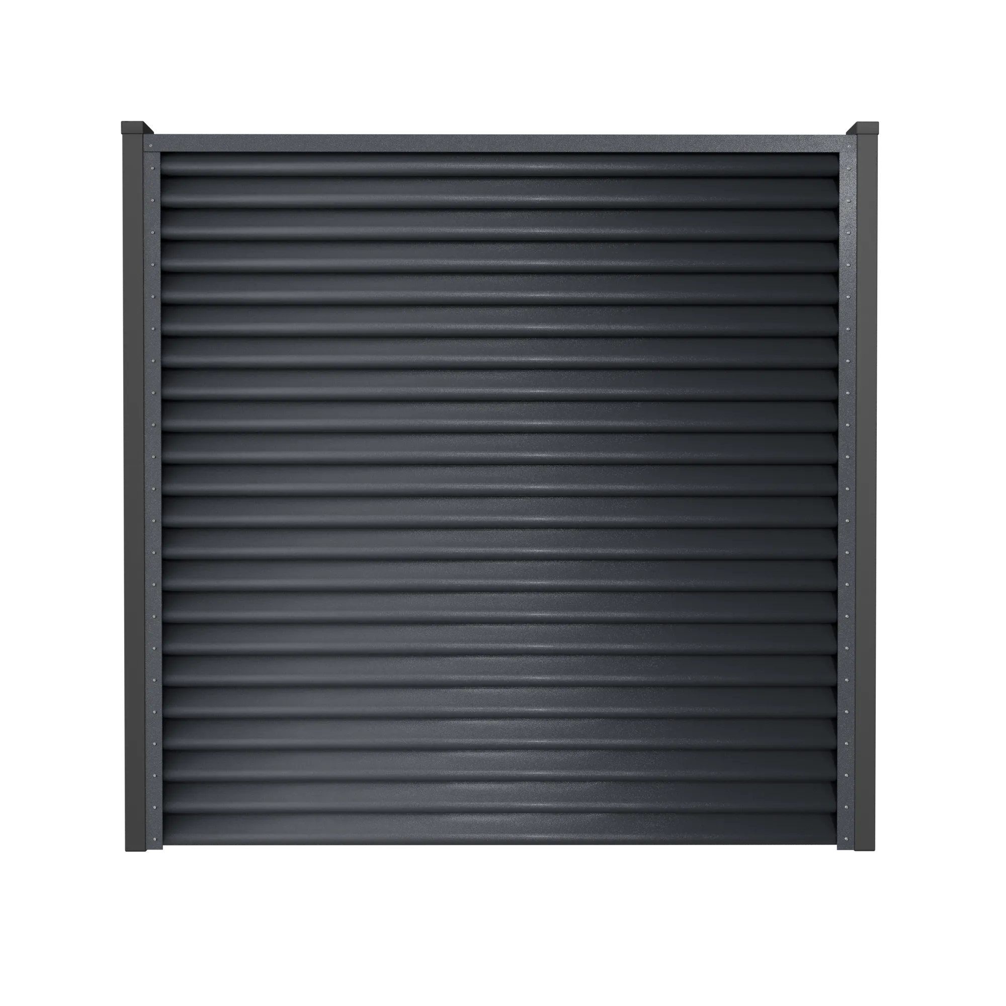 Schuttingpaneel Piramide | Zilvergrijs | RAL7024