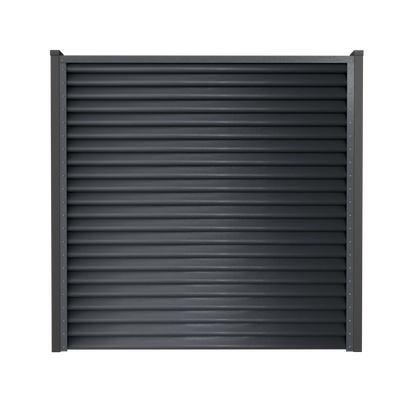 Schuttingpaneel Piramide | Zilvergrijs | RAL7024
