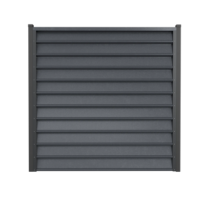 Schuttingpaneel Gamma | Zilvergrijs | RAL7024