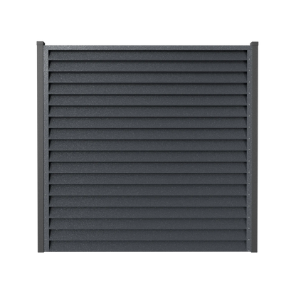 Schuttingpaneel Sigma | Zilvergrijs | RAL7024