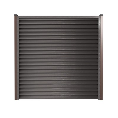 Fence Panel Pyramid | Dark Brown RAL8019 Mavlli
