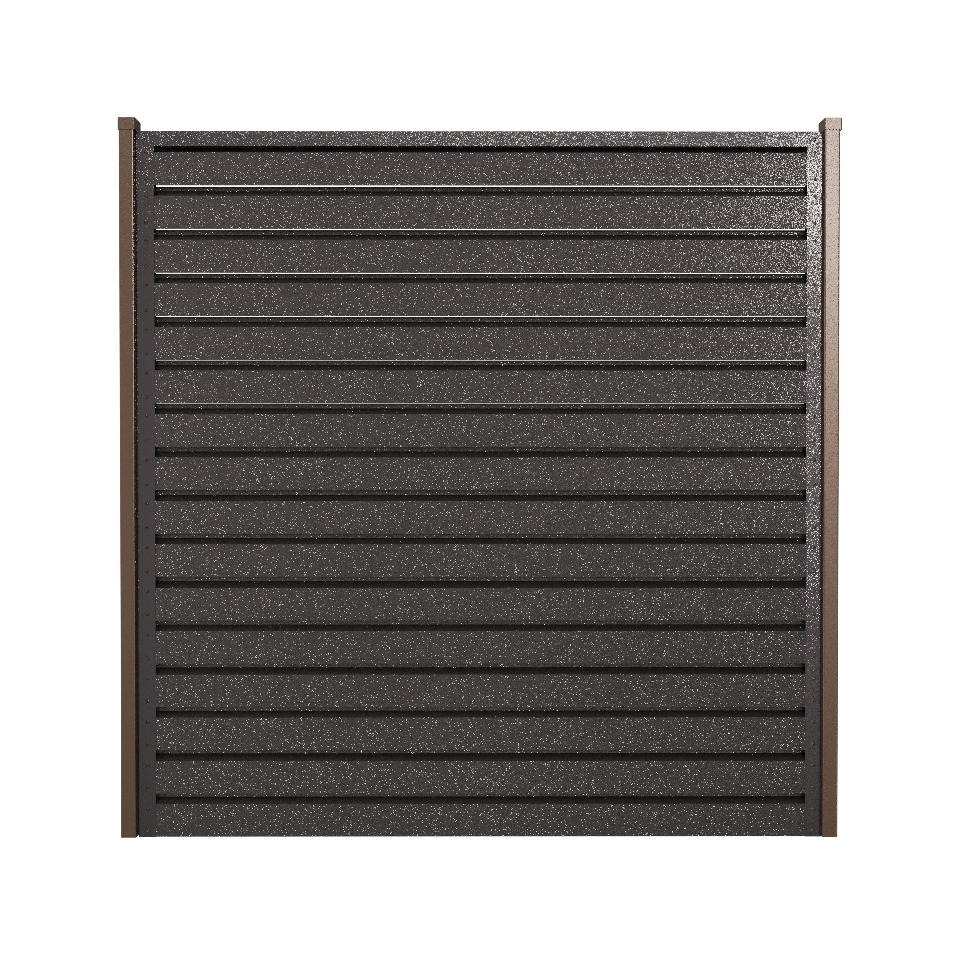 Panneau de clôture Rombo Mini | Brun métallique RAL8019