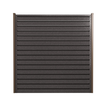 Panneau de clôture Rombo Mini | Brun métallique RAL8019