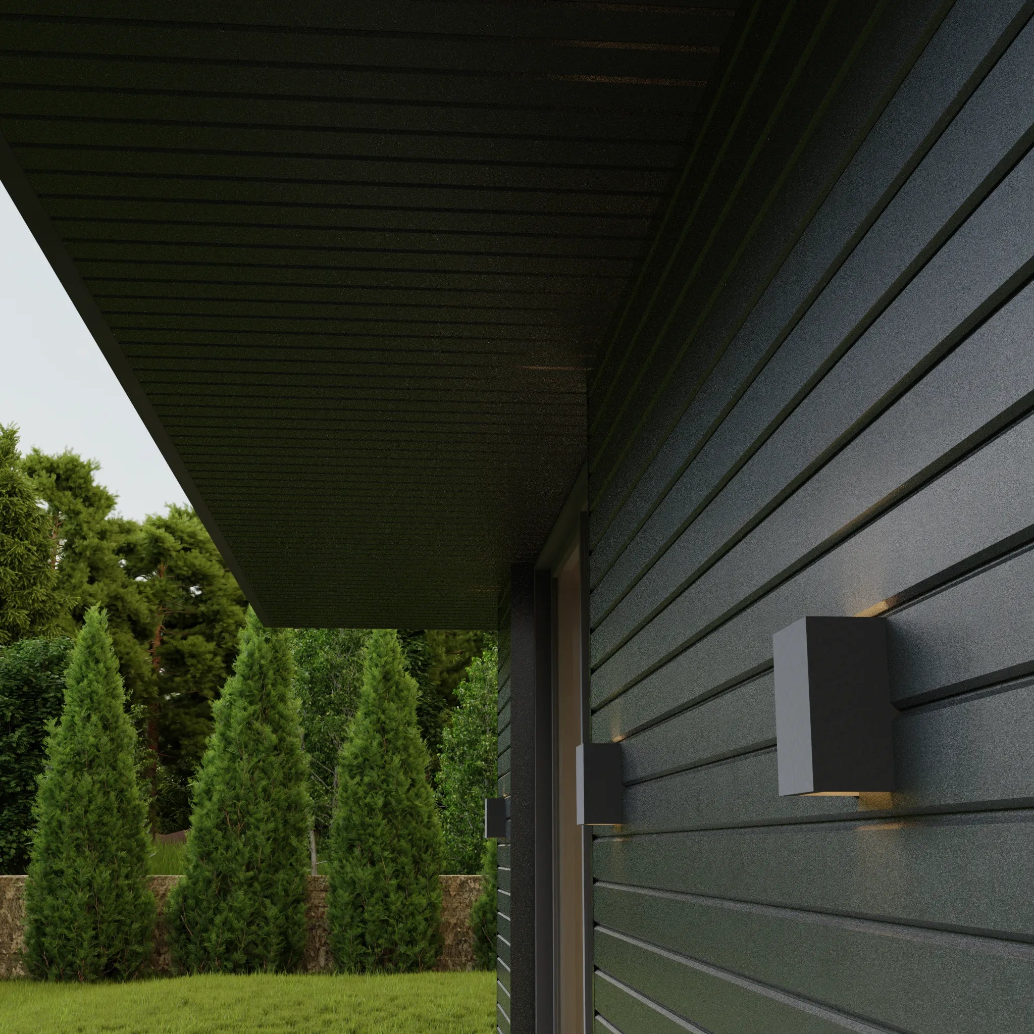 Bardage en Tôle d’Acier | Gris Argent | RAL7024