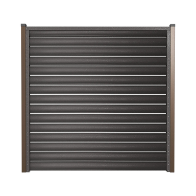 Fence Panel Terra | Dark Brown RAL8019 Mavlli