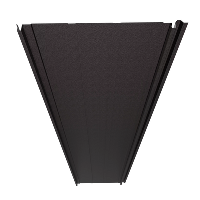 Steel Click-System Cladding Panel | Dark Brown RAL8019 Hi-Mat | 250x55 cm Mavlli