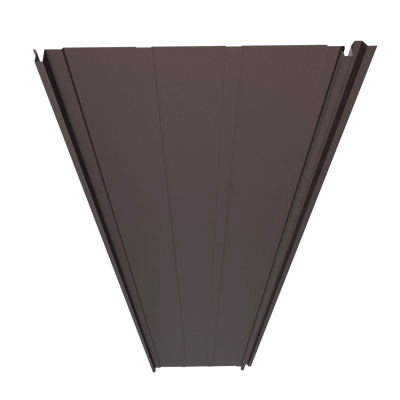 Steel Click-System Cladding Panel | Brown RAL8017 | 250x55 cm Mavlli
