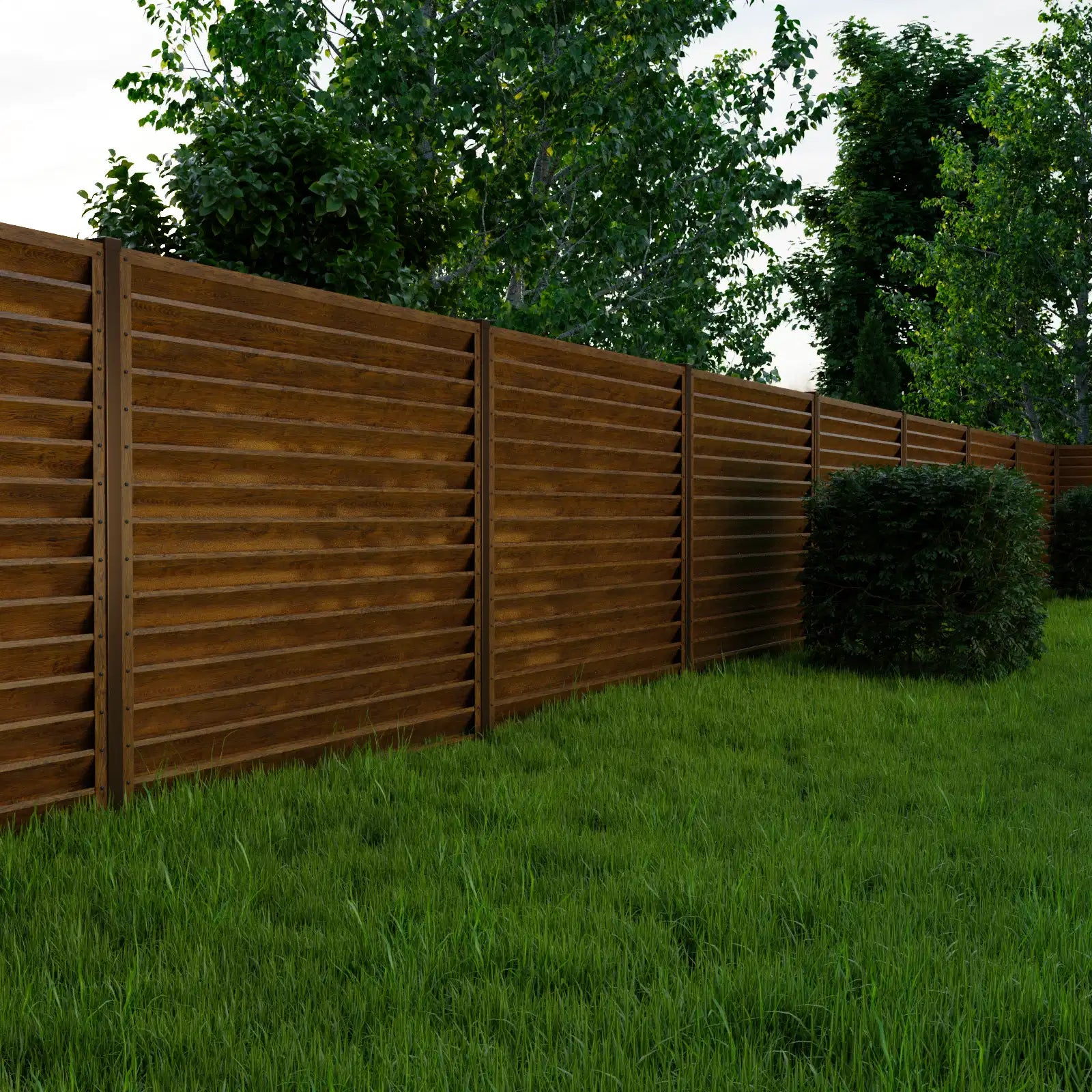 Schuttingpaneel Sigma | Walnoot