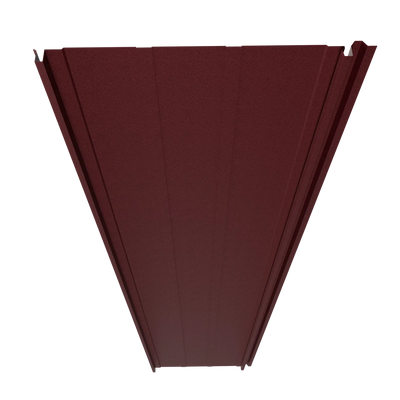 Steel Click-System Cladding Panel | Cherry RAL3005 | 250x55 cm Mavlli