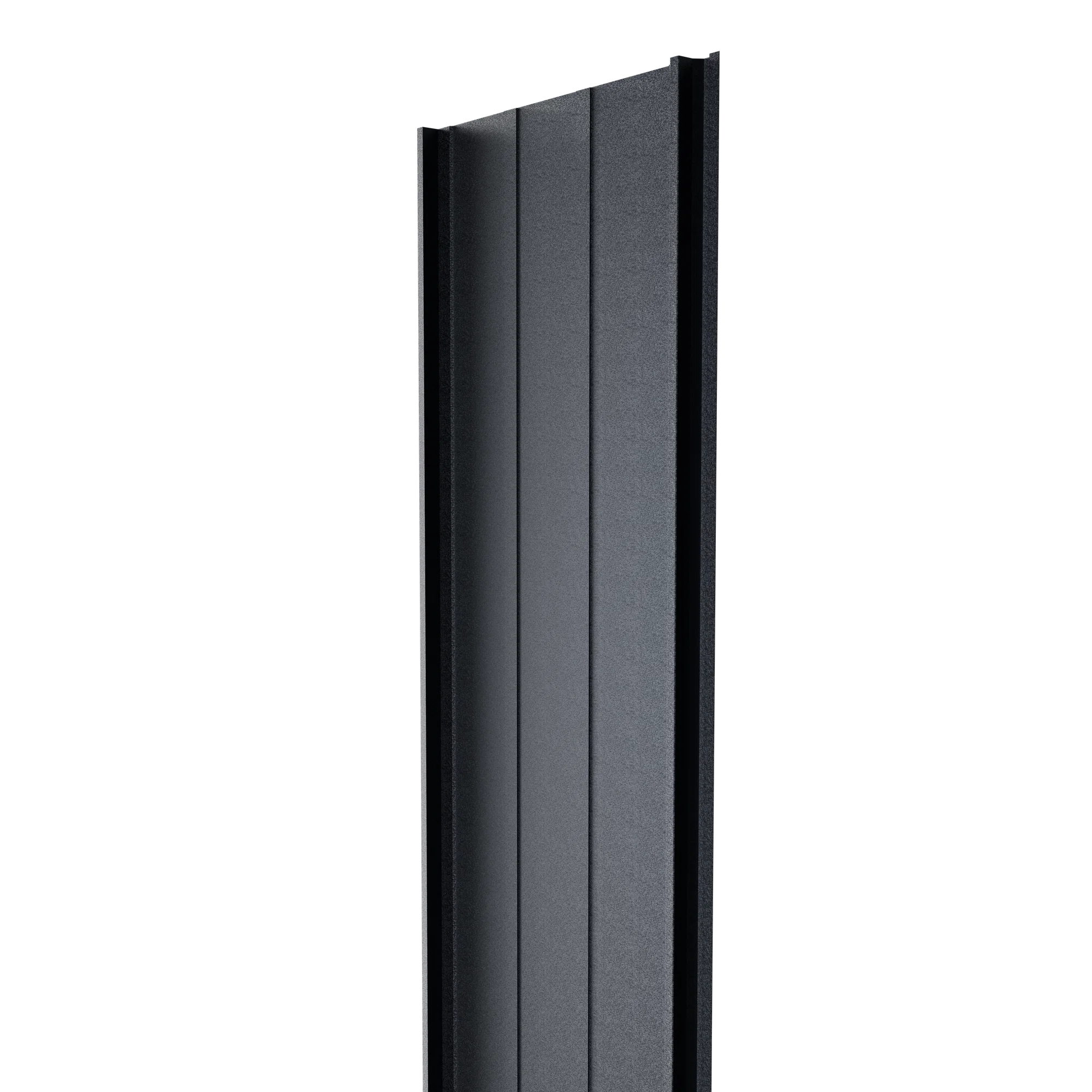 Panneau de bardage acier à système clic | Gris RAL7024 Hi-Mat