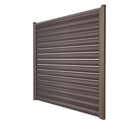 Schuttingpaneel Terra | Chocoladebruin | RAL8017