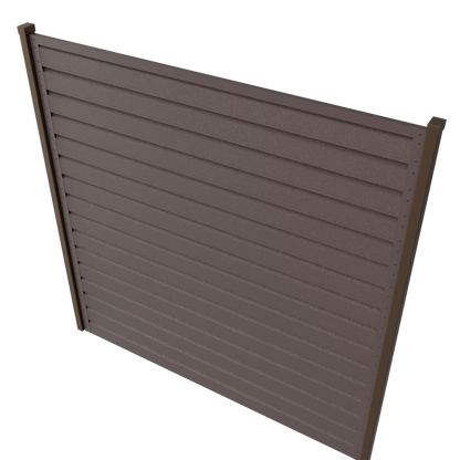 Panneau de clôture Rombo Mini | Brun chocolat RAL8017