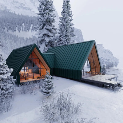Steel Click-System Cladding Panel | Green RAL6005 | 250x55 cm Mavlli