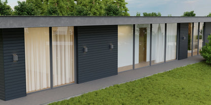 Bardage en Tôle d’Acier | Gris Anthracite | RAL7016