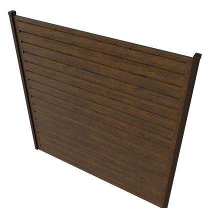 Panneau de clôture Rombo Mini | Noyer