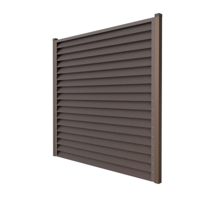 Fence Panel Sigma | Brown RAL8017 Mavlli