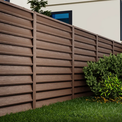 Panneau de clôture Gamma Walnut