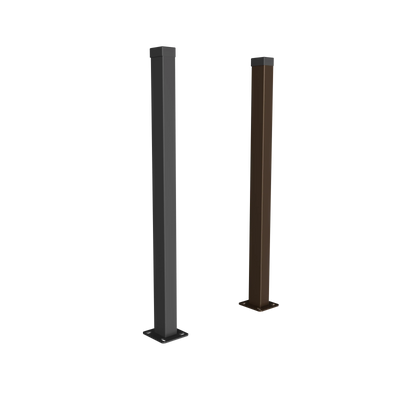 Steel Fence Post | With Baseplate Mavlli