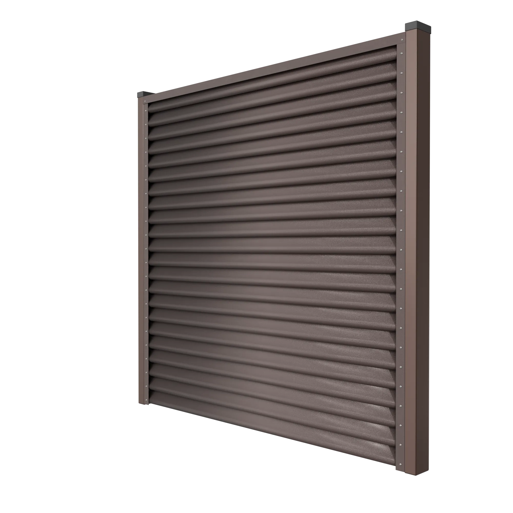 Schuttingpaneel Piramide | Chocoladebruin | RAL8017