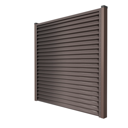 Schuttingpaneel Piramide | Chocoladebruin | RAL8017