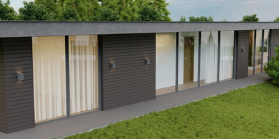 Steel Sheet Cladding | Dark Brown RAL8019 | 250x26 cm Mavlli
