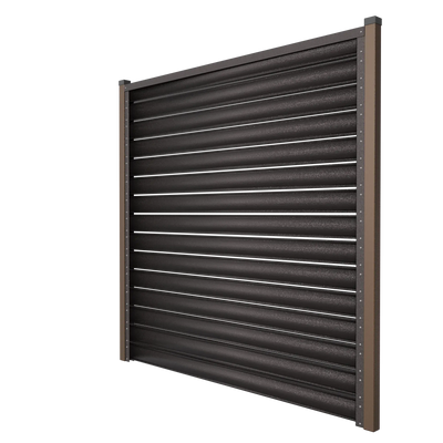 Fence Panel Terra | Brown RAL8019 Hi-Mat Mavlli
