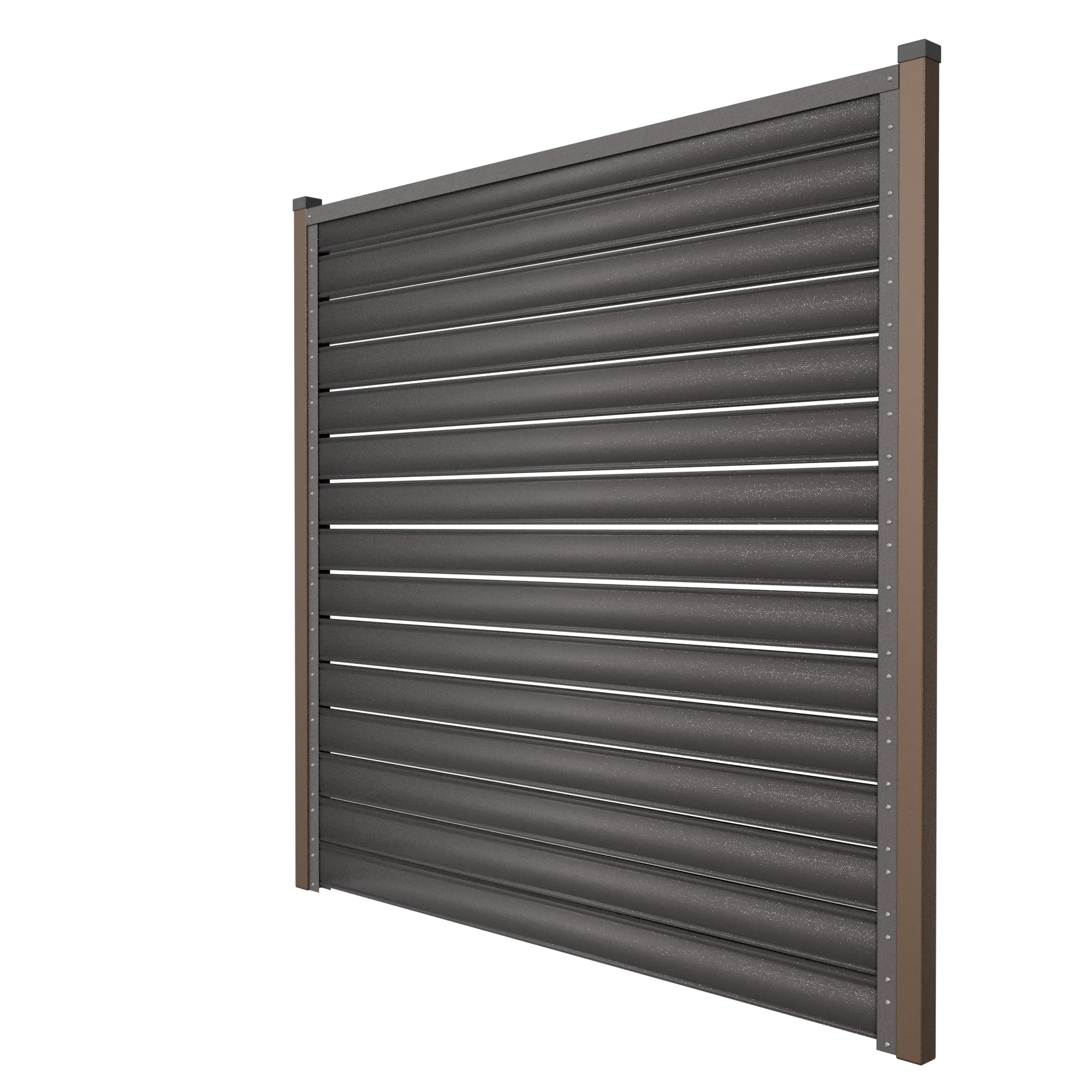 Schuttingpaneel Terra | Donkerbruin | RAL8019