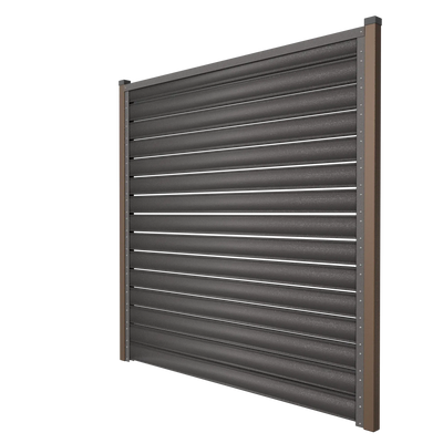 Fence Panel Terra | Dark Brown RAL8019 Mavlli