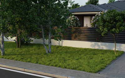 Fence Panel Terra | Dark Brown RAL8019 Mavlli