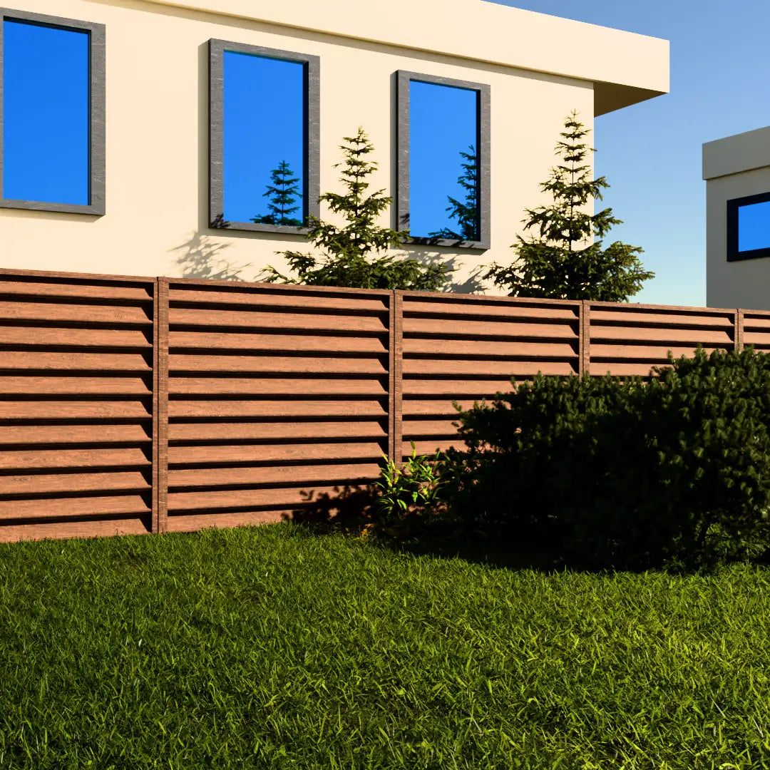 Panneau de clôture Gamma Mahogany