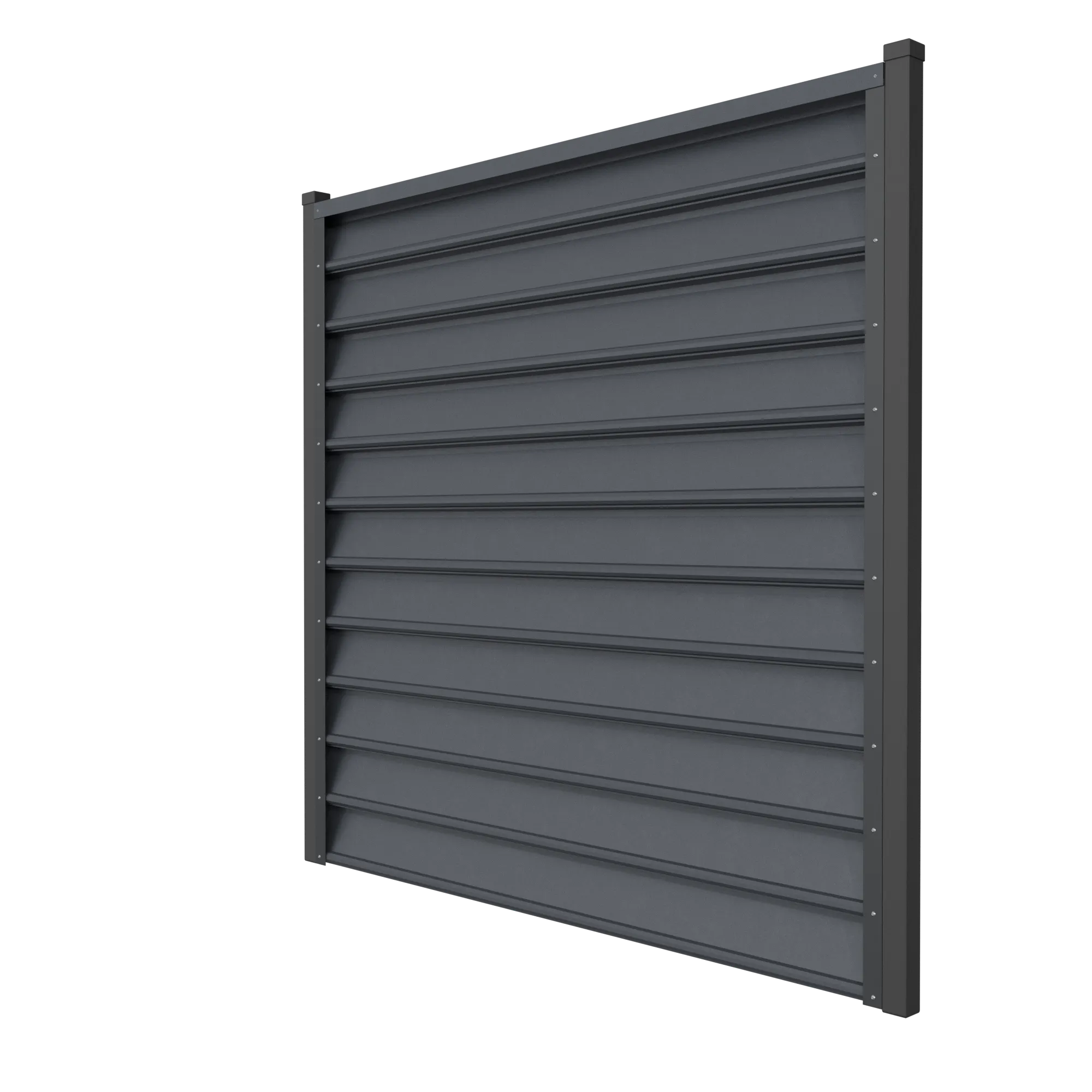 Schuttingpaneel Gamma | Zilvergrijs | RAL7024