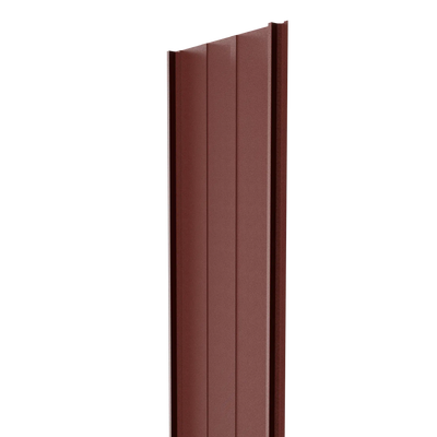 Steel Click-System Cladding Panel | Red Brick RAL3009 | 250x55 cm Mavlli