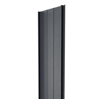 Steel Click-System Cladding Panel | Grey RAL7024 | 255x55 cm Mavlli