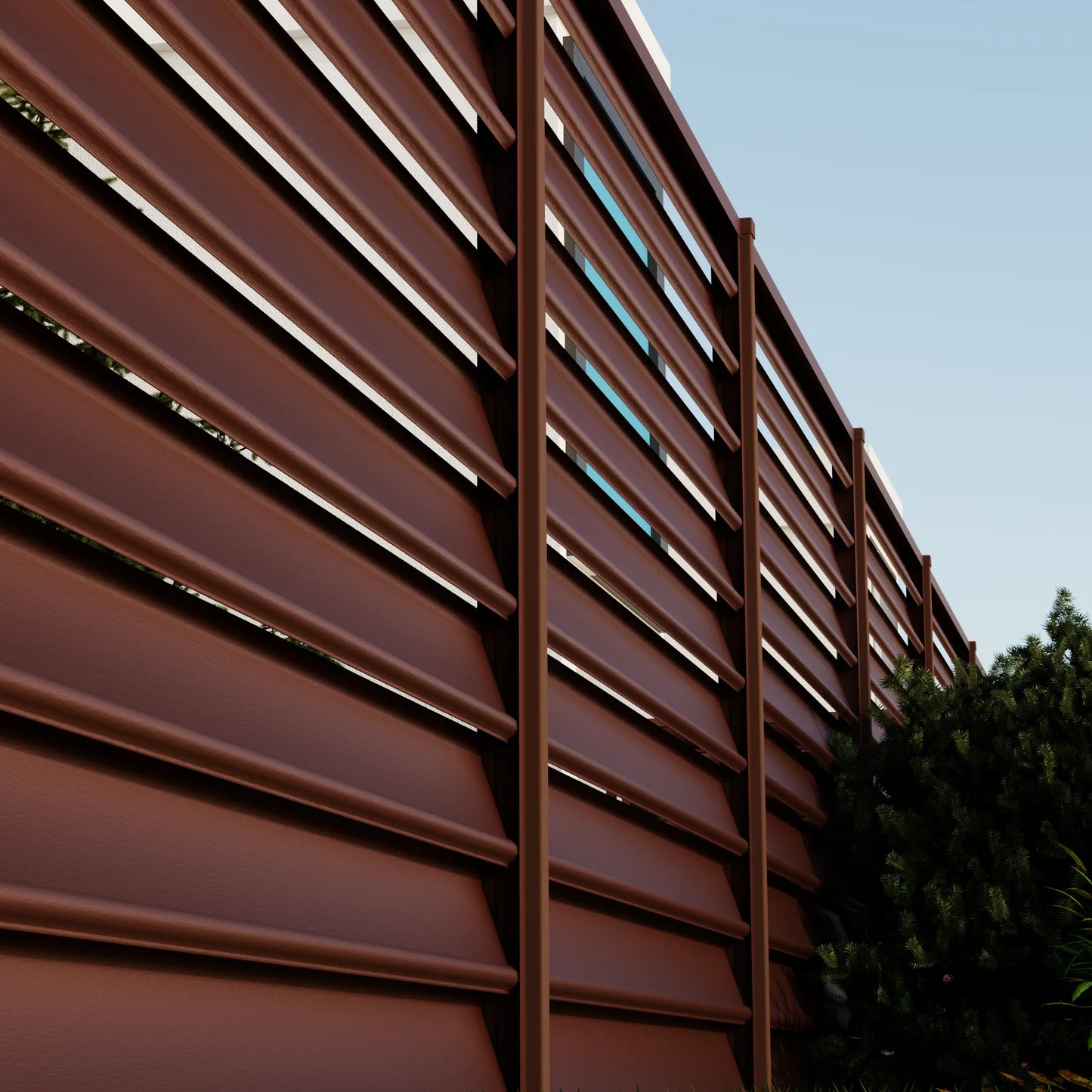 Schutting Gamma Chocolade Bruin